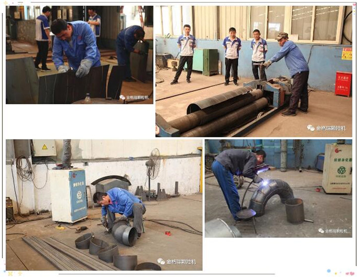 比賽項(xiàng)目包括卷板、點(diǎn)固、焊接、打磨、報(bào)檢